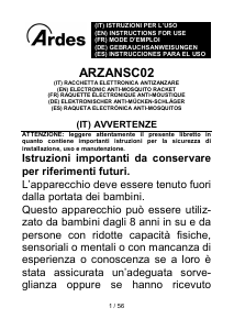 Manual Ardes ARZANSC02 Pest Repeller