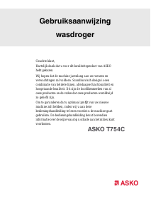 Handleiding Asko T754C Wasdroger