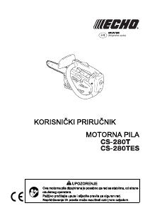Priručnik Echo CS-280TES Motorna pila