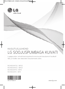 Kasutusjuhend LG RC9055AP1Z Kuivati