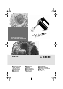 Manual Bosch MFQ4730 Misturador da mão