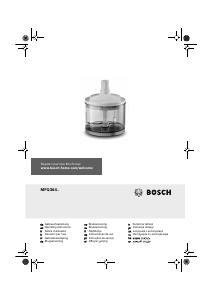 Käyttöohje Bosch MFQ36450 Käsivatkain