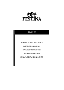 Manuale Festina F20535 Automatic Skeleton Orologio da polso