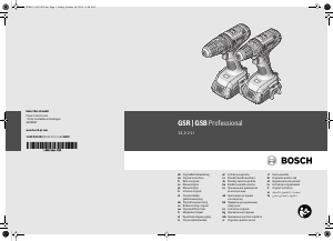 Руководство Bosch GSR 14.4-2-LI Professional Дрель-шуруповерт