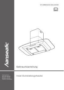 Bedienungsanleitung Hanseatic SY-3288AIS-E5-C64-L54-900 Dunstabzugshaube