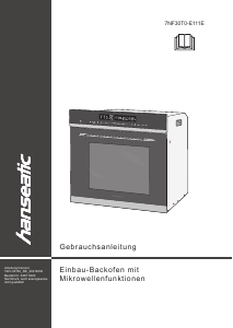 Handleiding Hanseatic 7NF30T0-E111E Oven