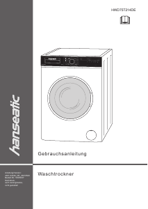 Bedienungsanleitung Hanseatic HWD75T214DE Waschtrockner