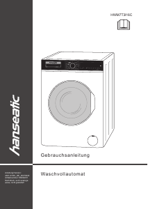 Bedienungsanleitung Hanseatic HWM7T3I16C Waschmaschine