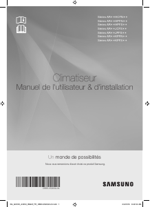 Mode d’emploi Samsung AR09JPFSAWKXLN Climatiseur