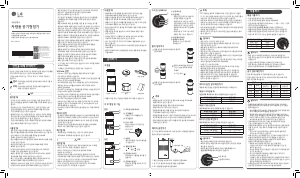 사용 설명서 엘지 AP111MYHA 공기 청정기
