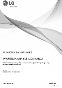 Priručnik LG RV1329AN7S Sušilica