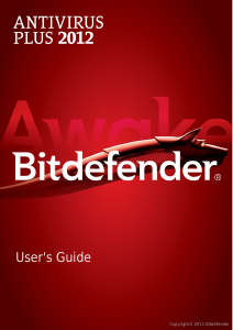 Handleiding Bitdefender Antivirus Plus (2012)