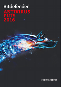 Handleiding Bitdefender Antivirus Plus (2016)