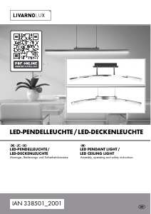 Bedienungsanleitung LivarnoLux IAN 338501 Leuchte