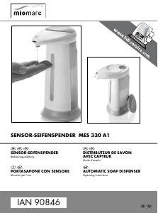 Handleiding Miomare IAN 90846 Zeepdispenser