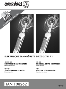 Bedienungsanleitung Nevadent IAN 108262 Elektrozahnbürste