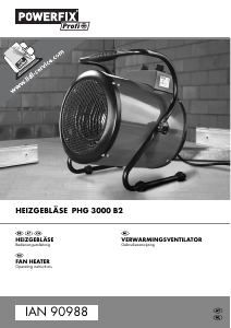 Bedienungsanleitung Powerfix PHG 3000 B2 Heizgerät