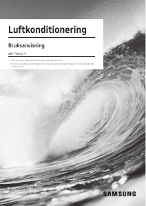 Bruksanvisning Samsung AR09TXCAAWKX Luftkonditionering