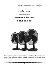 Instrukcja Rohnson R-826 Wentylator