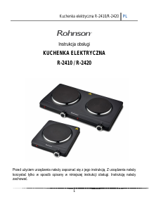 Instrukcja Rohnson R-2420 Płyta do zabudowy