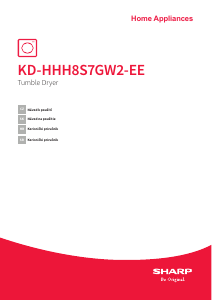 Priručnik Sharp KD-HHH8S7GW2-EE Sušilica