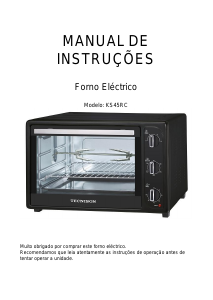 Manual Tecnison KS45RC Forno