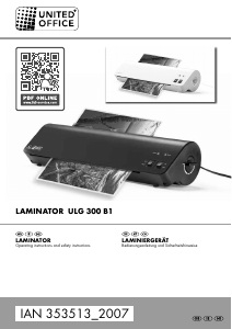 Manual United Office IAN 353513 Laminator