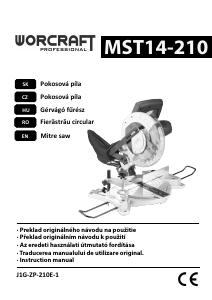 Használati útmutató Worcraft MST14-210 Gérfűrész