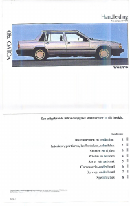 Handleiding Volvo 740 (1990)