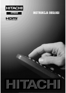 Instrukcja Hitachi 42PD8600 Telewizor plazmowy