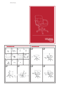 Handleiding Costway HW60877A Bureaustoel