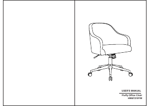 Handleiding Costway HW67219YWA Bureaustoel