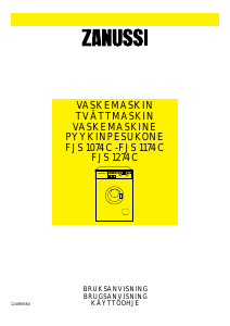 Bruksanvisning Zanussi FJS 1074 C Vaskemaskin