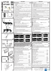 Manual de uso Elkron KP100 Sistema de seguridad