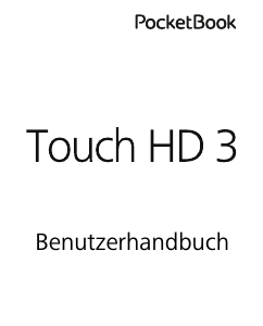 Bedienungsanleitung PocketBook Touch HD 3 E-reader