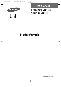 Mode d’emploi Samsung RT44MBSM Réfrigérateur combiné