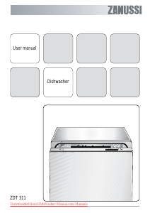 Handleiding Zanussi ZDT311 Vaatwasser