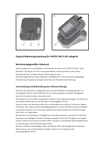 Handleiding Fuxtec FX-E1LG2A Batterijlader