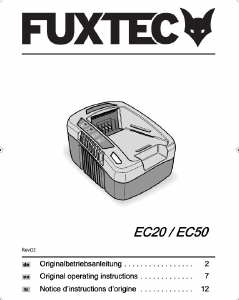 Handleiding Fuxtec EC50 Batterijlader