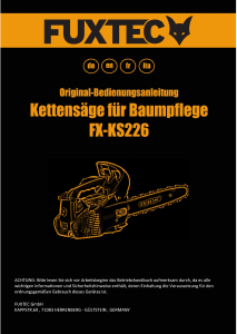 Handleiding Fuxtec FX-KS226 Kettingzaag
