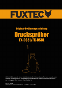 Manuale Fuxtec FX-DS8L Spruzzatore da giardino