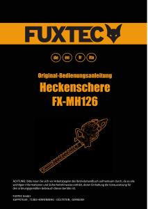 Manual Fuxtec FX-MH126 Hedgecutter