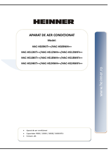 Manual Heinner HAC-HS18WIFI++ Air Conditioner