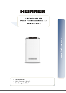 Manual Heinner HPA-318WIFI Air Purifier