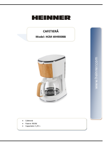 Manual Heinner HCM-WH900BB Coffee Machine