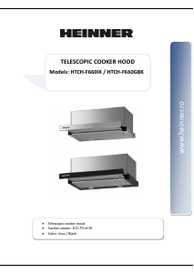 Handleiding Heinner HTCH-F660IX Afzuigkap