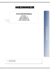 Manual Heinner HBH-S584WI-GBK Plită