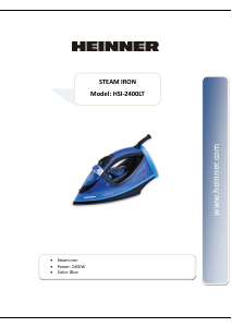 Manual Heinner HSI-2400LT Iron