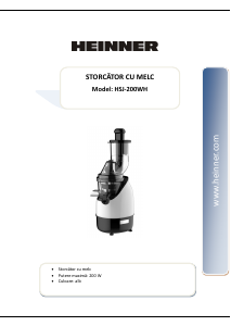 Manual Heinner HSJ-200WH Storcator