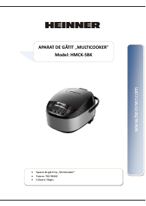 Handleiding Heinner HMCK-5BK Multicooker